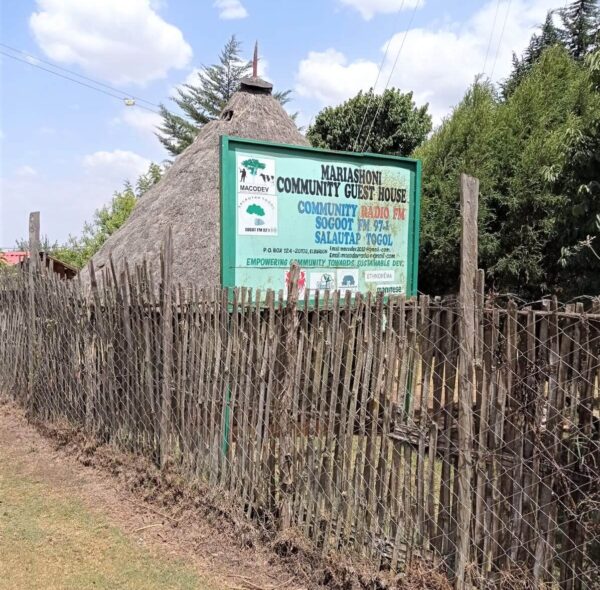 Guest house outside signboard